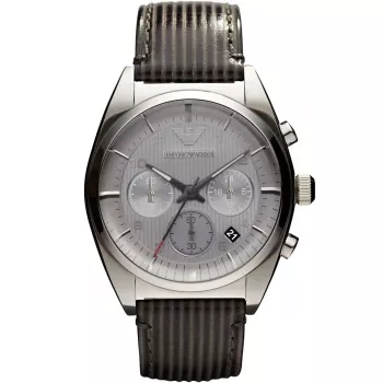 ARMANI AR0370 Men's Chronograph Stainless Steel Watch 43mm