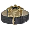ARMANI AR0386 Men's Classic Quartz Analog Watch 40mm Silver Dial Brown Leather Strap