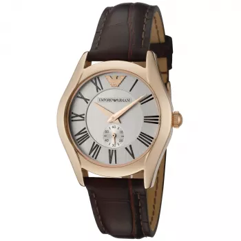 ARMANI AR0678 Women's Quartz Watch 35mm Stainless Steel White Dial