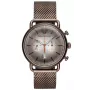 ARMANI AR11169 Men's Chronograph Watch 43 mm Black Dial Leather Strap