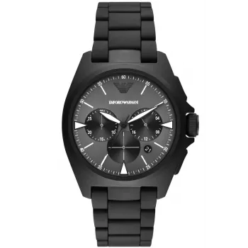 ARMANI AR11412 Men's Stainless Steel Chronograph Watch 42 mm Blue Dial