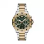 Armani AR11586 Men's Quartz Chronograph Watch 43mm Blue Dial Stainless Steel