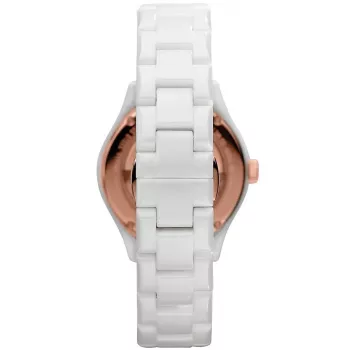 ARMANI AR1418 Women's Quartz Watch 28mm White Ceramic