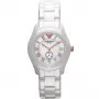 ARMANI AR1418 Women's Quartz Watch 28mm White Ceramic