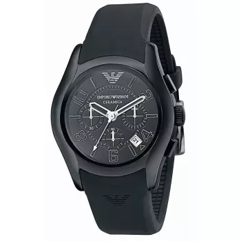 ARMANI AR1430 Men's Ceramic Chronograph Watch 42mm