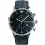 ARMANI AR1690 Men's Analog Quartz Watch 43mm Stainless Steel Black Dial