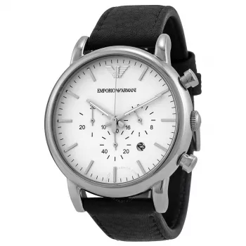 ARMANI AR1807 Men's Chronograph Watch 46mm Stainless Steel