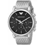 ARMANI AR1811 Men's Analog Quartz Watch 41mm Stainless Steel Black Dial
