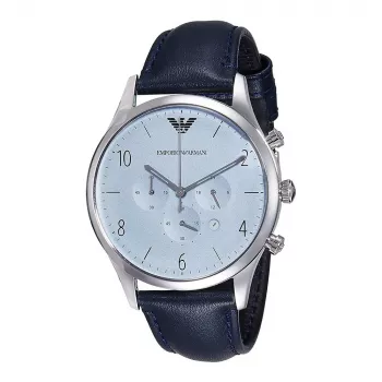 Armani AR1889 Men's Chronograph Watch 42mm Stainless Steel Black Dial