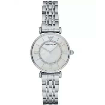 ARMANI AR1908 Women's Quartz Analog Watch 32mm Stainless Steel