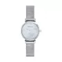 Armani AR1955 Women's Quartz Watch 32mm Stainless Steel Case White Dial Brown Leather Strap