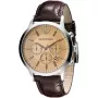 Armani AR2433 Men's Quartz Chronograph Watch 43mm Stainless Steel Blue Dial