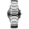 ARMANI AR2434 Men's Blue Dial Stainless Steel Chronograph Watch 43mm