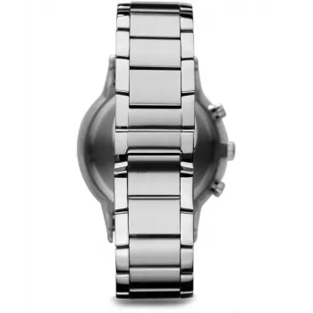 ARMANI AR2434 Men's Blue Dial Stainless Steel Chronograph Watch 43mm