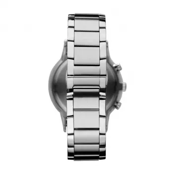 ARMANI AR2448 Men's Quartz Chronograph Watch 43mm Stainless Steel Blue Dial