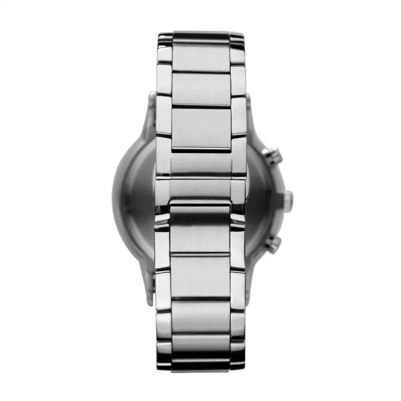 ARMANI AR2448 Men's Quartz Chronograph Watch 43mm Stainless Steel Blue Dial