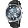 Armani AR2473 Men's Chronograph Watch 43mm Stainless Steel Blue Dial