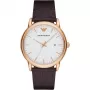 ARMANI AR2502 Men's Quartz Analog Watch 43mm Stainless Steel Blue Dial