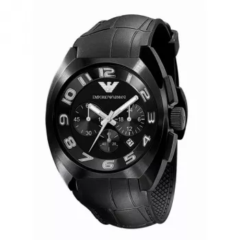 Armani AR5846 Men's Analog Quartz Chronograph Watch 46mm Stainless Steel Rose Gold-tone