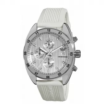 ARMANI AR5929 Men's Black Chronograph Watch 43mm Stainless Steel