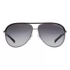 ARMANI EXCHANGE AX2002-60992V Unisex Sunglasses - Matte Black Metal Frame with Dark Grey Mirror Silver Lenses