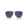 Armani Exchange AX2047S6003Z3 Men's Rectangular Sunglasses Matte Black Dark Grey 63mm