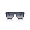 Armani Exchange AX4113S81814L Men's Rectangular Sunglasses Matte Black Dark Grey 55/18/145 mm