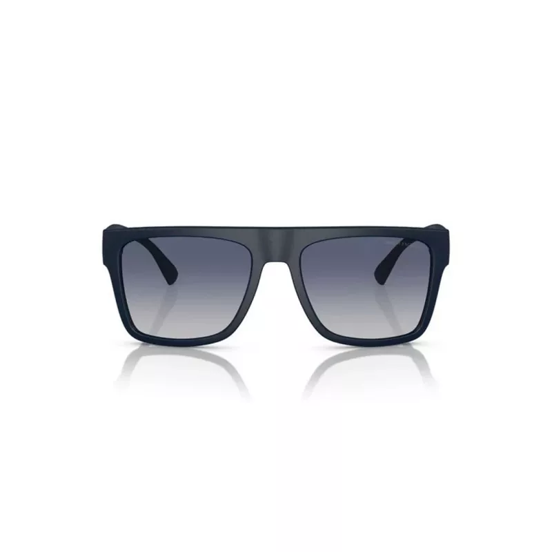 Armani Exchange AX4113S81814L Men's Rectangular Sunglasses Matte Black Dark Grey 55/18/145 mm