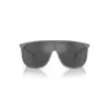 Armani Exchange AX4137SU81806 Men's Square Sunglasses - Matte Black Frame Dark Grey Lens