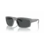 Armani Exchange AX4142SU81808 Men's Sunglasses Matte Black Dark Grey Rectangle