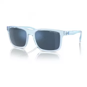 Armani Exchange AX4145S834555 Men's Sunglasses - Rectangle Propionate Frame - 57/19/145 mm