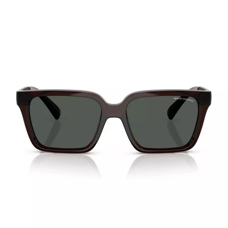 Armani Exchange AX4147S835773 Unisex Sunglasses Havana Frame Brown Lens 56mm