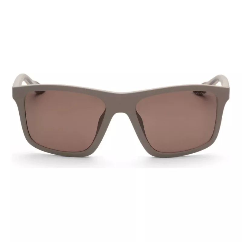 ARMANI EXCHANGE AX4149SU83617 Men's Rectangular Sunglasses Havana Brown Acetate Frame Brown Polycarbonate Lens 56/18/145 mm