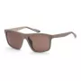 ARMANI EXCHANGE AX4149SU83617 Men's Rectangular Sunglasses Havana Brown Acetate Frame Brown Polycarbonate Lens 56/18/145 mm