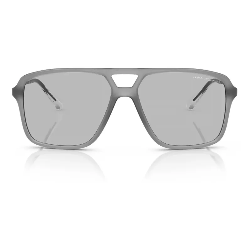Armani Exchange AX4150SU83638 Sunglasses Men's Square Matte Black Grey 59mm