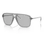 Armani Exchange AX4150SU83638 Sunglasses Men's Square Matte Black Grey 59mm