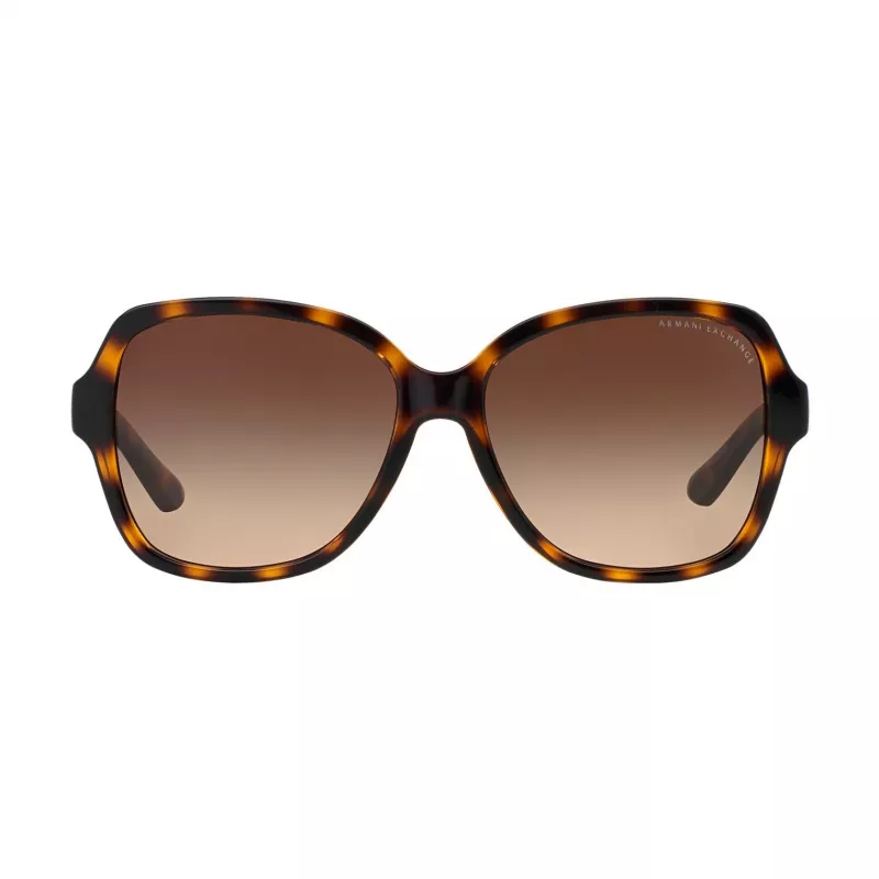 ARMANI EXCHANGE Women's Sunglasses AX4029S811713 Havana Acetate Frame Brown Gradient Lens 57mm