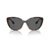 ARMANI EXCHANGE Women's Sunglasses AX4111SU82138 - Transparent Grey Frame, Grey Gradient Lens, 54/18/140 mm