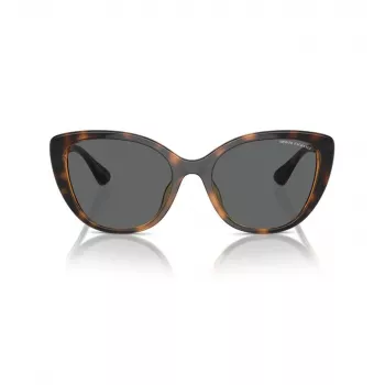ARMANI EXCHANGE Women's Sunglasses AX4111SU82138 - Transparent Grey Frame, Grey Gradient Lens, 54/18/140 mm