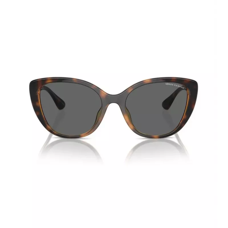 ARMANI EXCHANGE Women's Sunglasses AX4111SU82138 - Transparent Grey Frame, Grey Gradient Lens, 54/18/140 mm