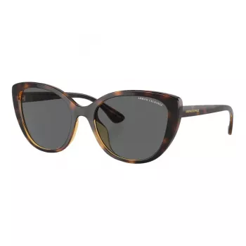 ARMANI EXCHANGE Women's Sunglasses AX4111SU82138 - Transparent Grey Frame, Grey Gradient Lens, 54/18/140 mm