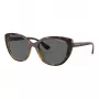 ARMANI EXCHANGE Women's Sunglasses AX4111SU82138 - Transparent Grey Frame, Grey Gradient Lens, 54/18/140 mm