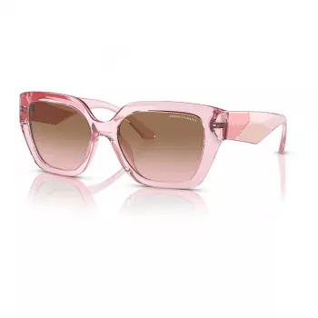 Armani Exchange Women's Sunglasses AX4125SU83391 Transparent Grey Frame Grey Gradient Lens 54mm