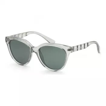 ARMANI EXCHANGE Women's Sunglasses AX4148SU83607 Transparent Grey Square Frame Grey Lens 56 mm
