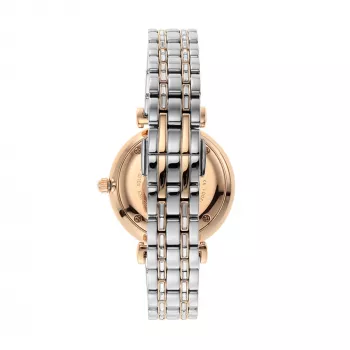 ARMANI Gianni T-Bar Women's Watch AR11293 – 32mm Stainless Steel Quartz Silver Dial