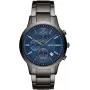 Armani Men's AR11215 Chronograph Stainless Steel Watch 43mm Black Dial