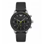 Armani Men's AR11325 Luigi Chronograph Quartz Watch 44 mm Stainless Steel Blue Dial
