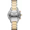 Armani Men's AR11361 Watch 42mm Stainless Steel Mesh Black Dial Chronograph