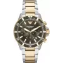 Armani Men's AR11361 Watch 42mm Stainless Steel Mesh Black Dial Chronograph