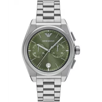 Armani Men's AR11640 Stainless Steel Chronograph Watch, 43mm